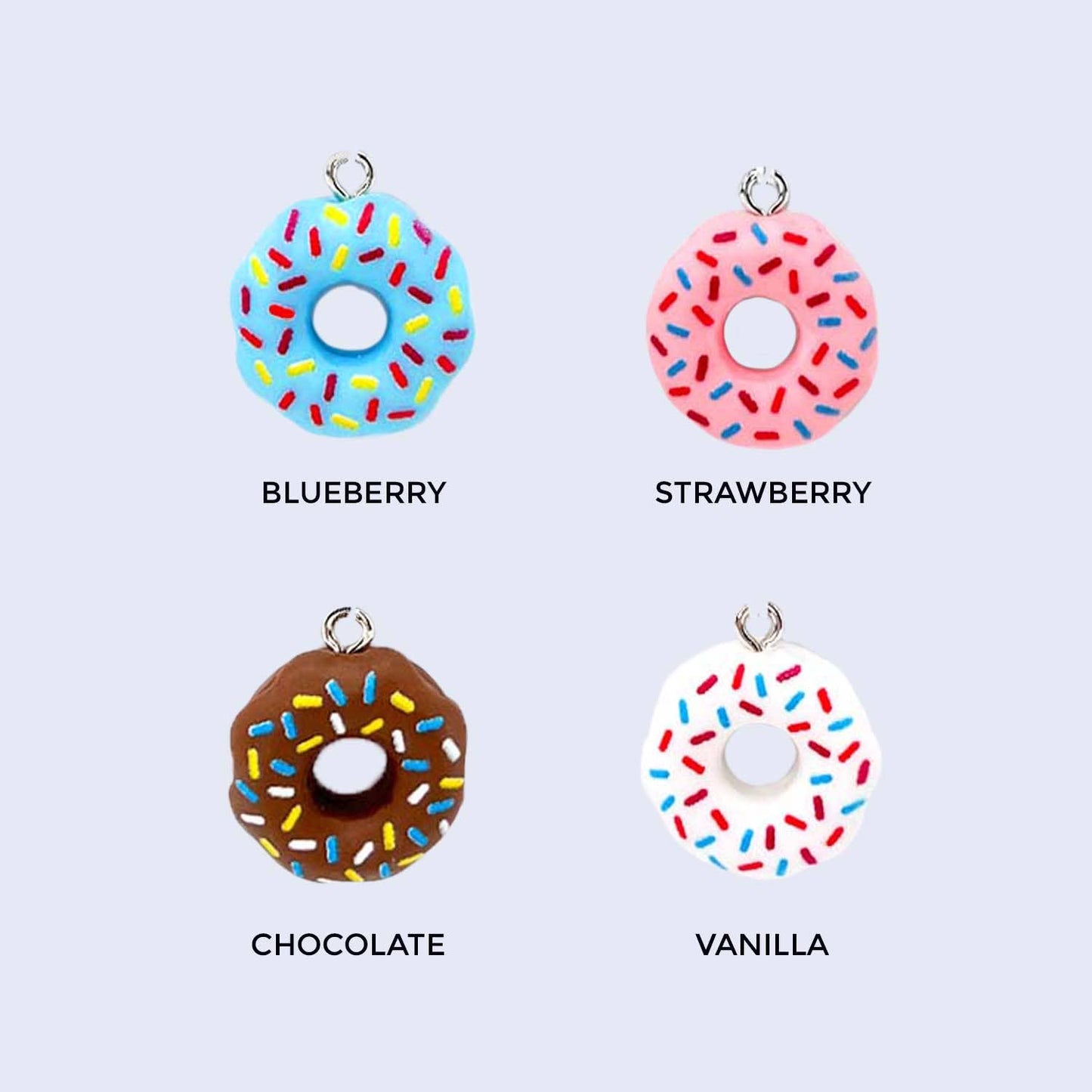 Donut Crop & Bridle Equestrian Charms