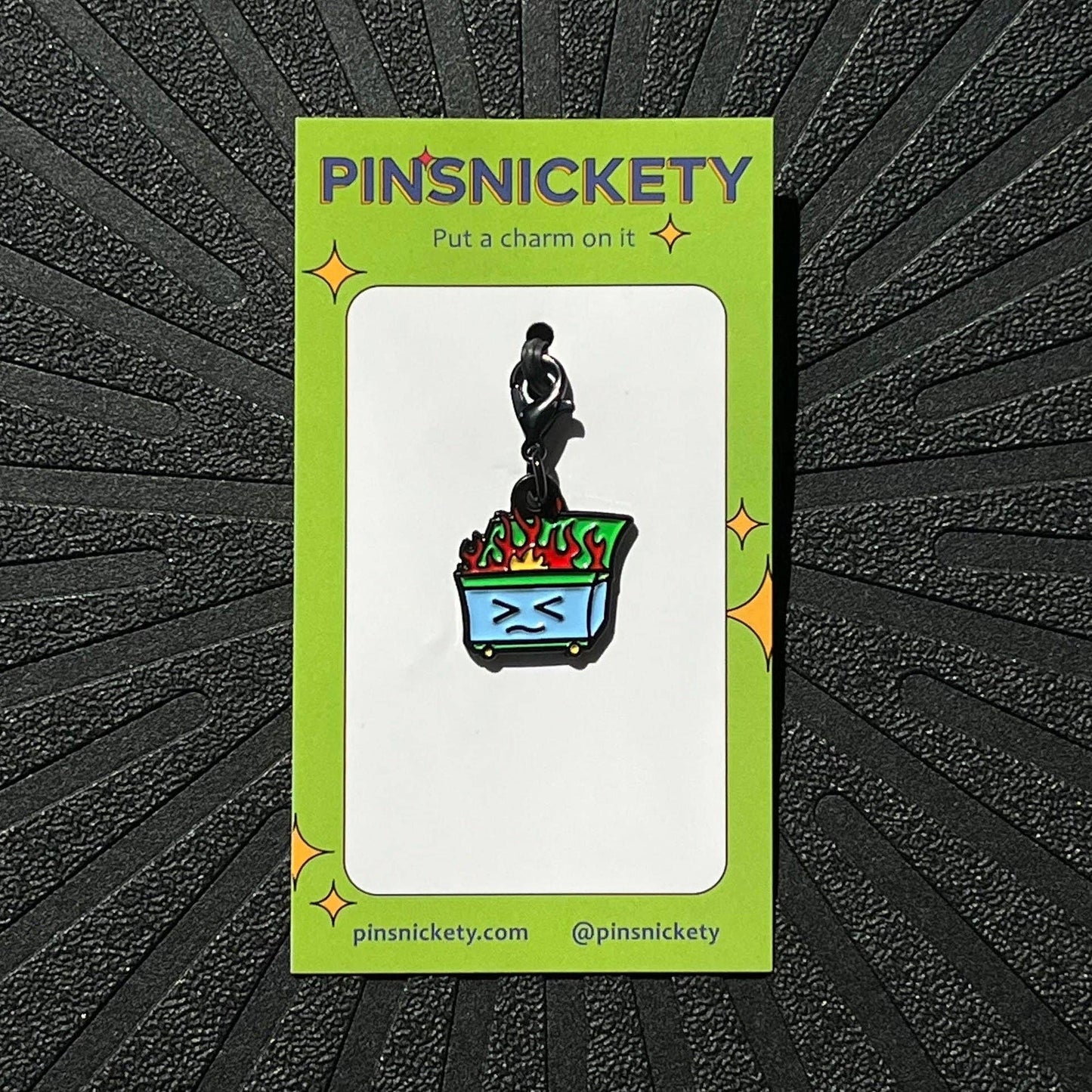 Dumpster Fire Charm