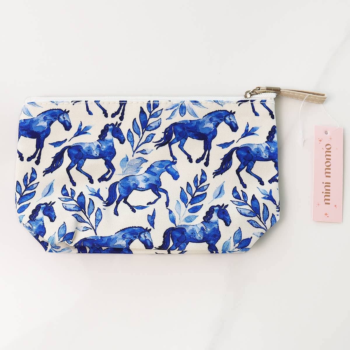MakeUp Cosmetic Pouch Bag - Cute Toiletry Case - Equestrian