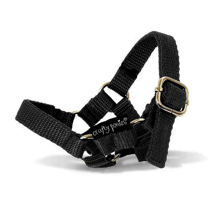 Halter Black Crafty Pony Toy
