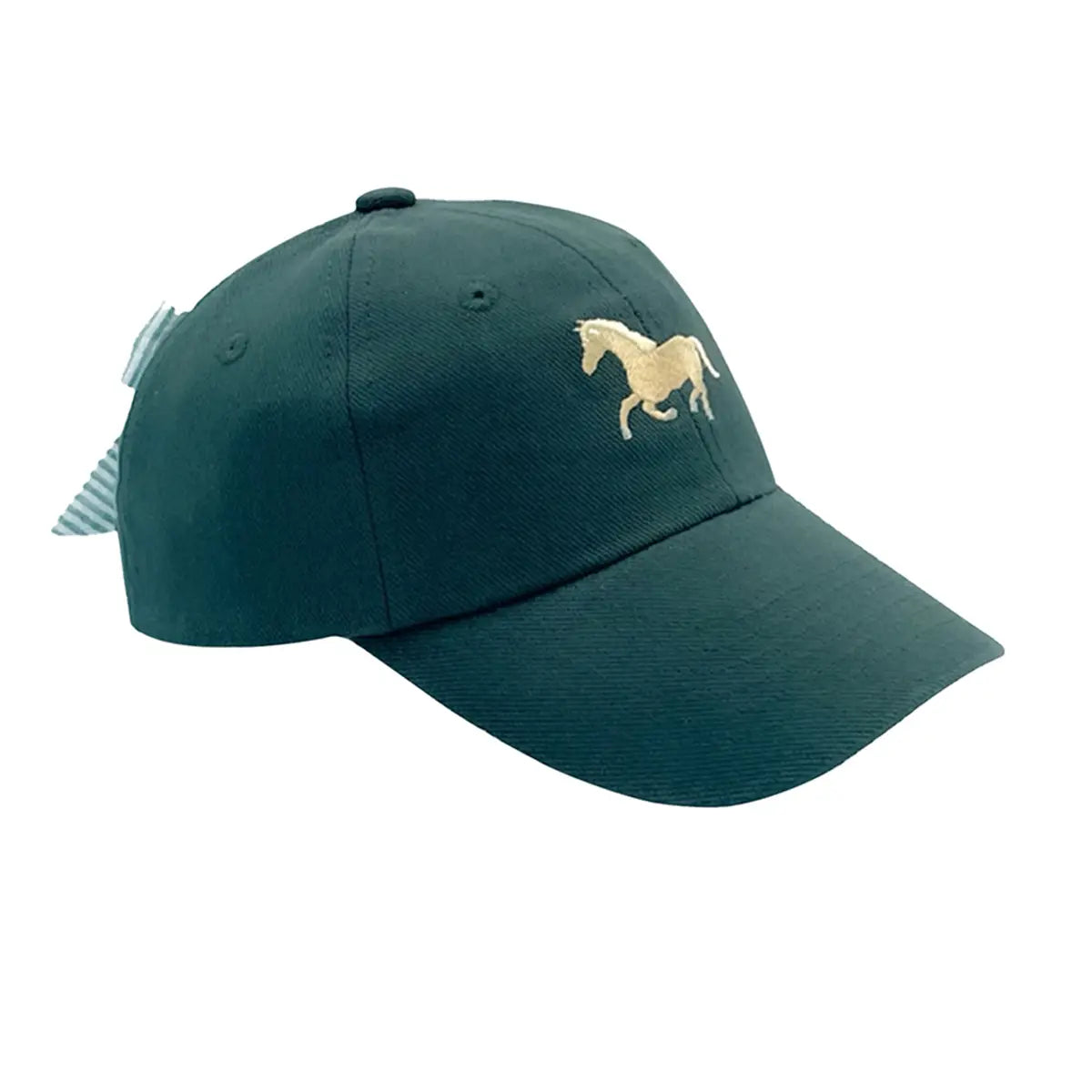 Horse bow baseball hat Green