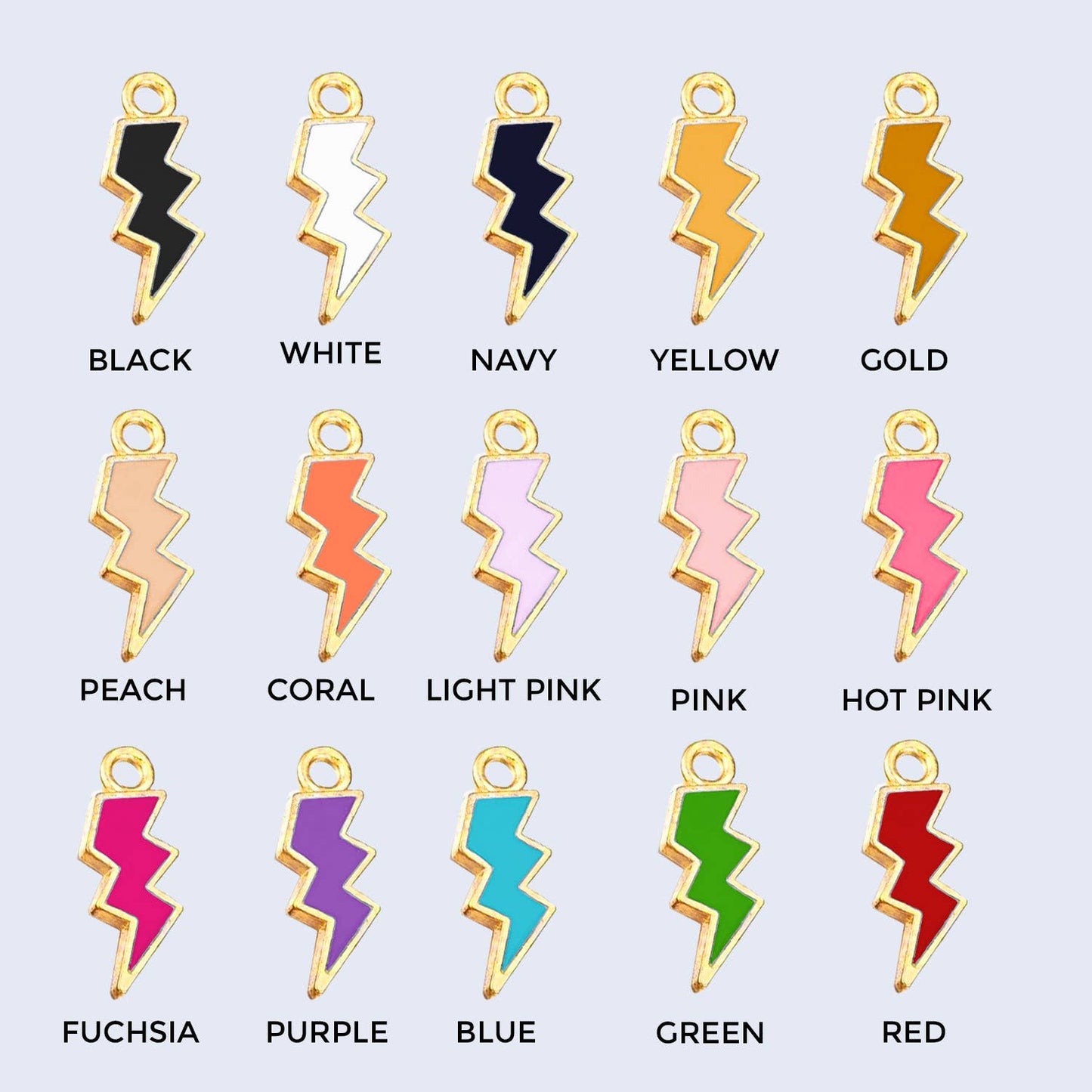 Lightning Crop & Equestrian Bridle Charms