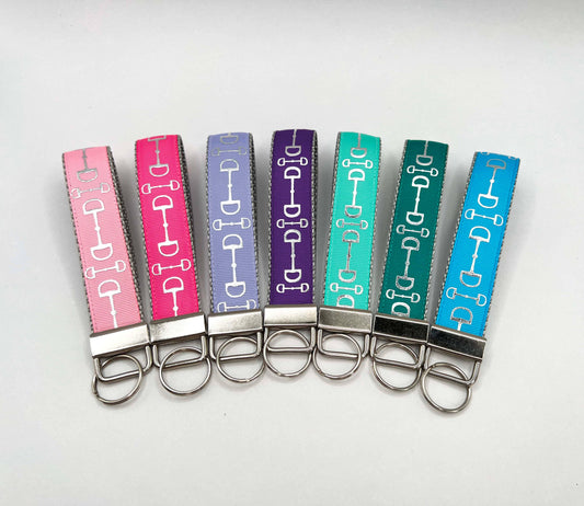 Silver Snaffle Bit Keychains