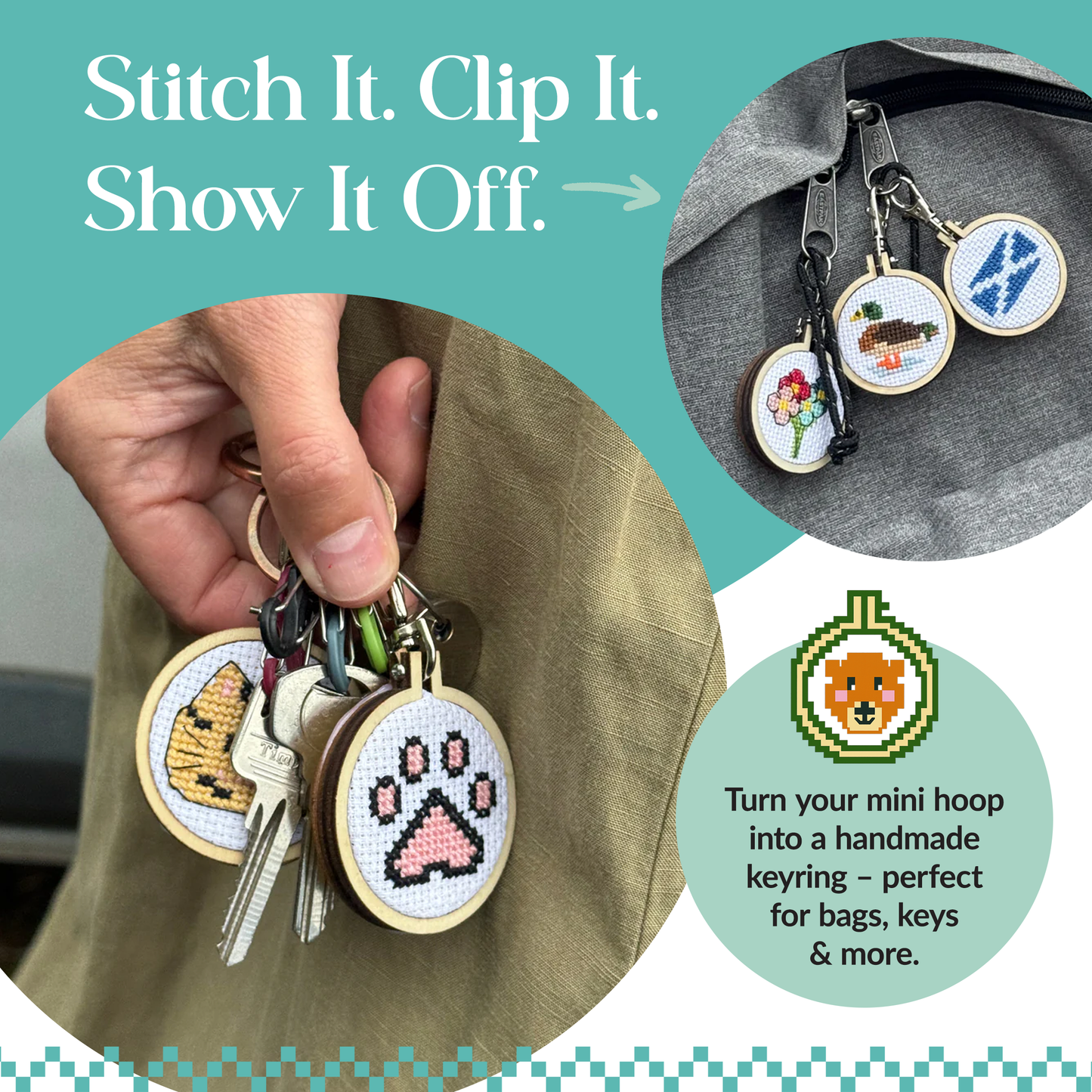 Good Luck Babe! Mini Matchbox Cross Stitch Kit