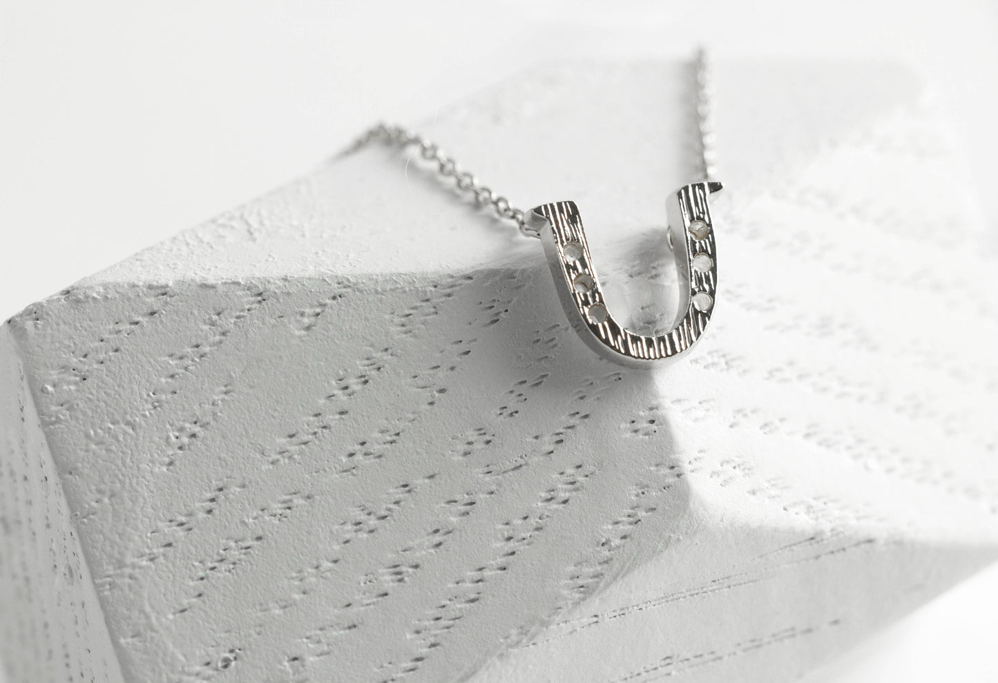Horseshoe Pendant Silver