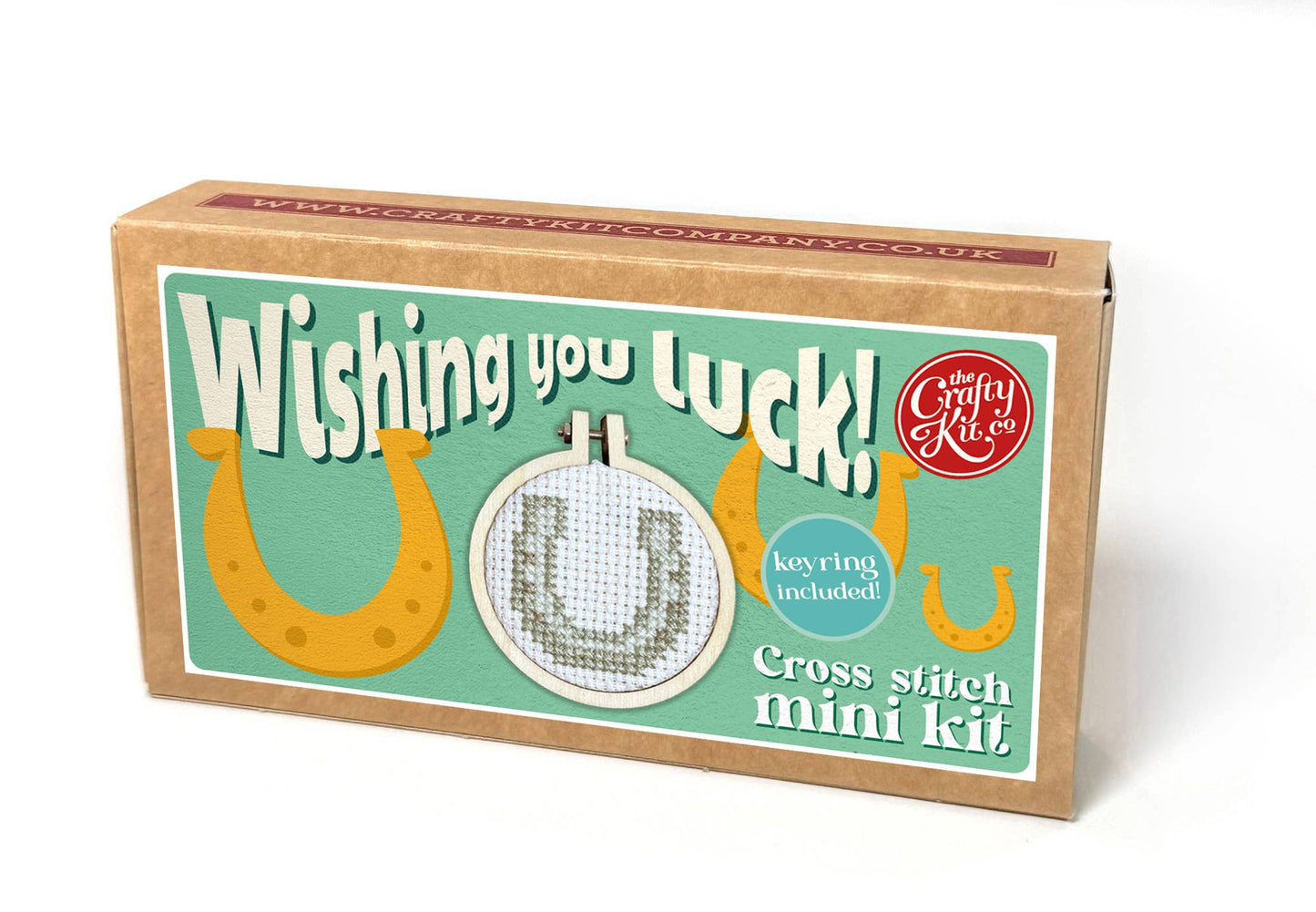 Wishing You Luck! Mini Matchbox Cross Stitch Kit