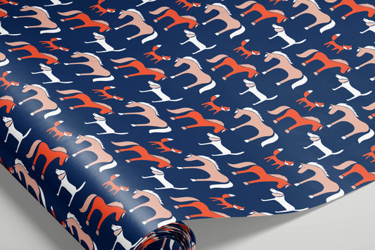 Foxy Wrapping Paper