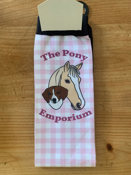 Mascot pink gingham socks