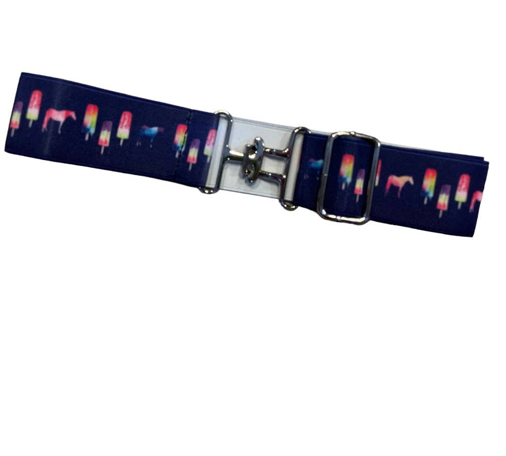 Adjustable Elastic Belt- Ponies & Popsicles