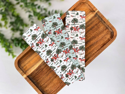 Equestrian-Themed Laminated Bookmarks